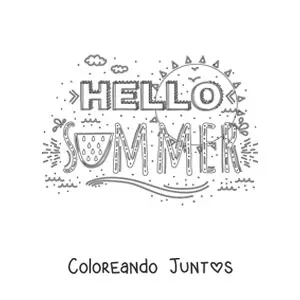 Verano en inglés