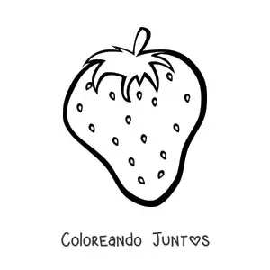 Imagen para colorear de una fresa