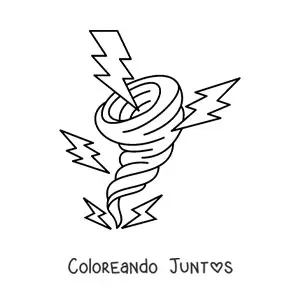Huracán con rayos 2