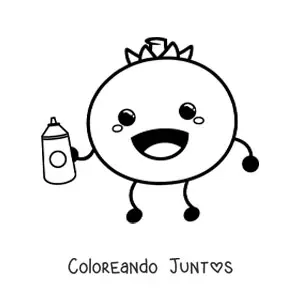Caricatura de un tomate