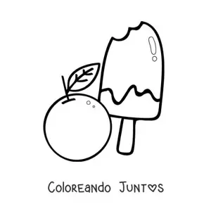 Paleta de naranja