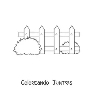 Cerca y arbustos