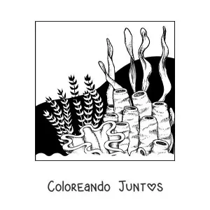 Algas y corales