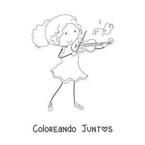 Niña violinista