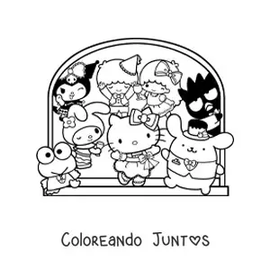 Hello Kitty y amigos de Sanrio