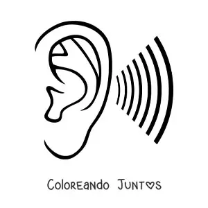 Oído escuchando