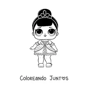 Imagen para colorear de L.O.L. Surprise Fancy