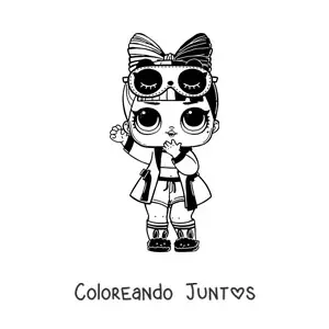 Imagen para colorear de L.O.L. Surprise Snuggle Babe