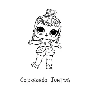 Imagen para colorear de L.O.L. Surprise Genie