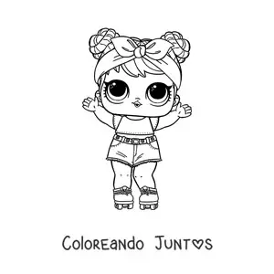Imagen para colorear de L.O.L. Surprise Dawn