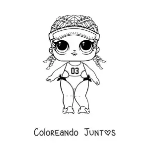 Imagen para colorear de L.O.L. Surprise Spike