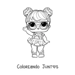 Imagen para colorear de L.O.L. Surprise Bon Bon