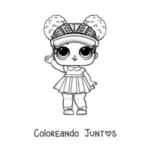 Imagen para colorear de L.O.L. Surprise Court Champ