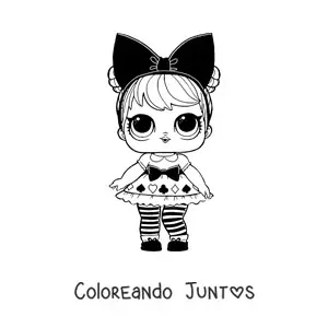 Imagen para colorear de L.O.L. Surprise Curious Qt