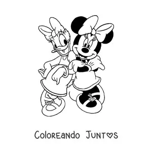 Minnie Mouse y Daisy
