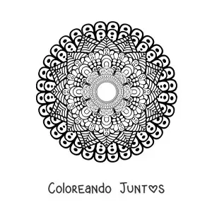 Mandala difícil de la naturaleza 2