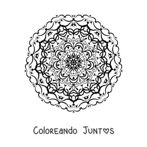 Mandala para adultos mayores 7