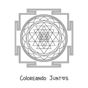 Mandala de sri yantra