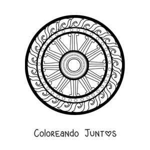 Mandala del Dharma Chakra