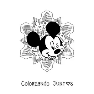 Mandala de Mickey Mouse