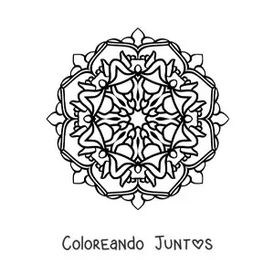 Mandala budista fácil