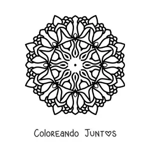 Mandala budista fácil 2
