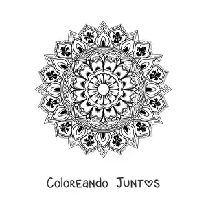 Mandala con diseño islámico 2