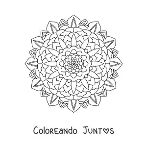 Mandala hindú fácil 4