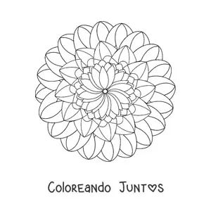 Mandala antiestrés 5