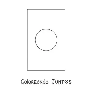 Imagen para colorear de bandera de japón vertical