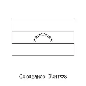 Bandera de Venezuela horizontal