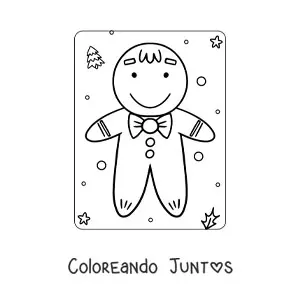 Hombre de jengibre animada