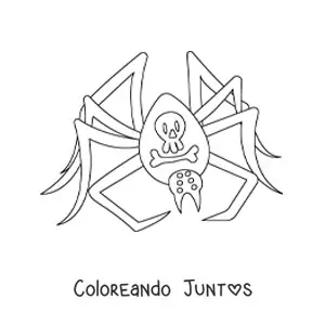 Araña aterradora de Halloween
