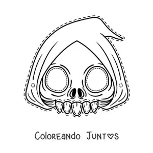 Máscara de Halloween de la muerte