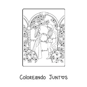 Boda de la princesa y el príncipe