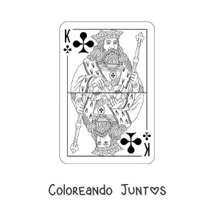 Imagen para colorear de carta de reyes