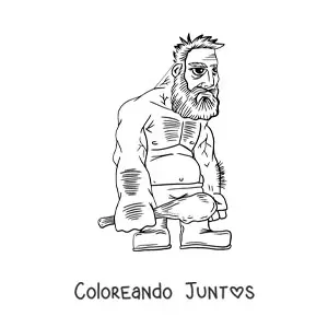 Caricatura de un gigante