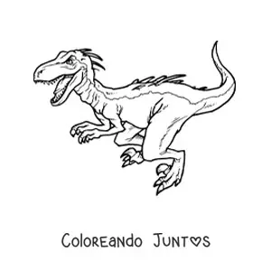 Rugido de un velociraptor