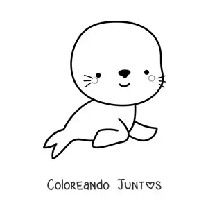 Foca kawaii grande