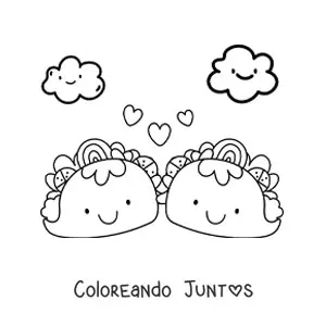 Tacos kawaii