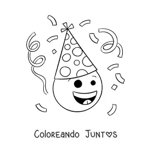 Emoji de cumpleaños animado