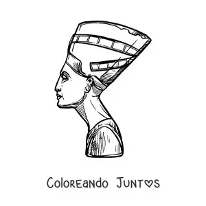 Escultura de Nefertiti