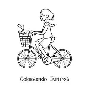 Niña en bicicleta 2