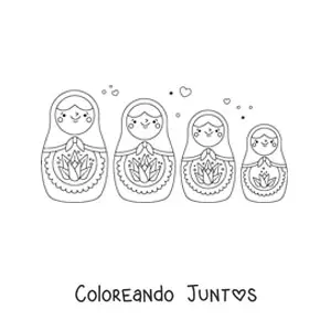 Muñecas rusas animadas